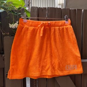 IAMGIA Orange Terry Cloth Skirt